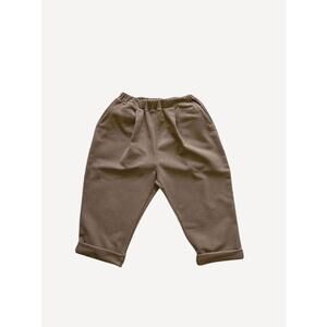 NEW THE SIMPLE FOLK boy's cozy trousers in walnut